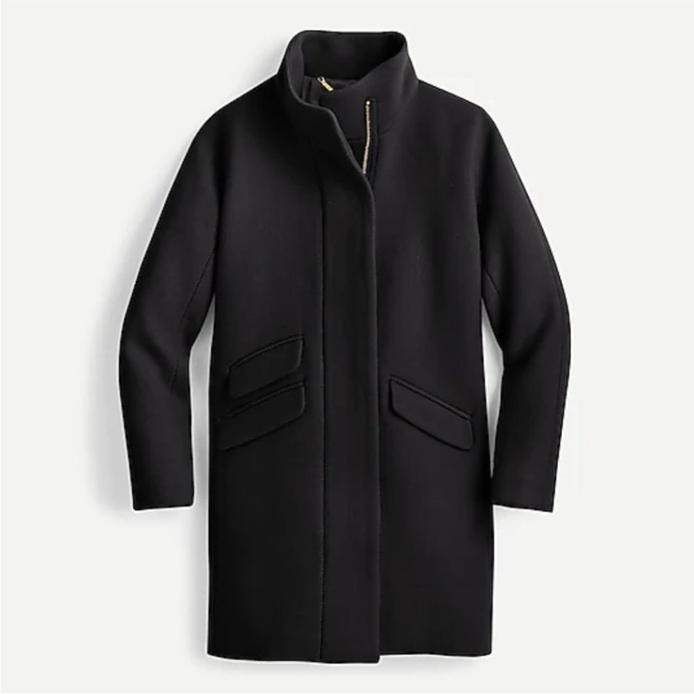 J.Crew Women’s Black Wool “Cocoon” Coat